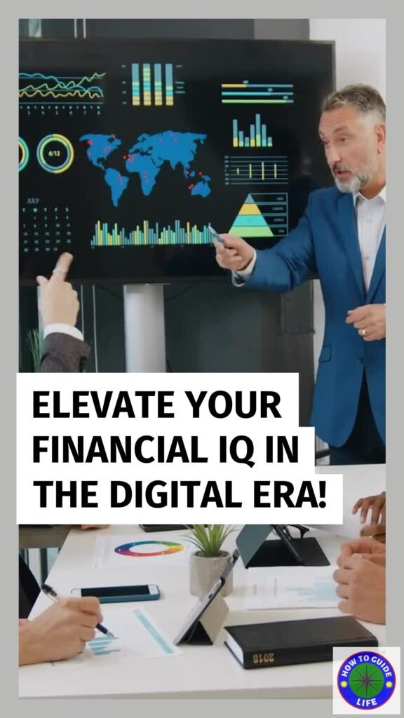 alt="Financial image with Elvate your financial IQ in the digital era written on it"