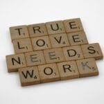 alt=”Image of Text tiles about true love”
