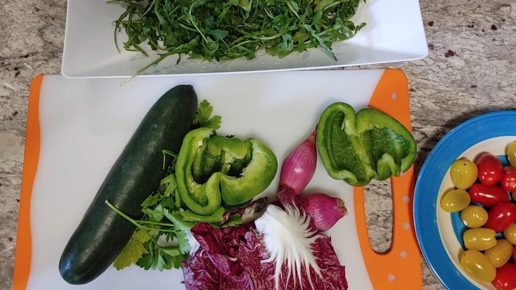 alt="Greek Salad Ingredients"