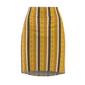 Modern Living Guide Origins: Dawn Saffron Women’s Pencil Skirt