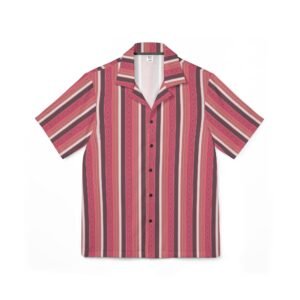 Modern Living Guide Origins: Dawn Baies Roses Men's Hawaiian Camp Shirt