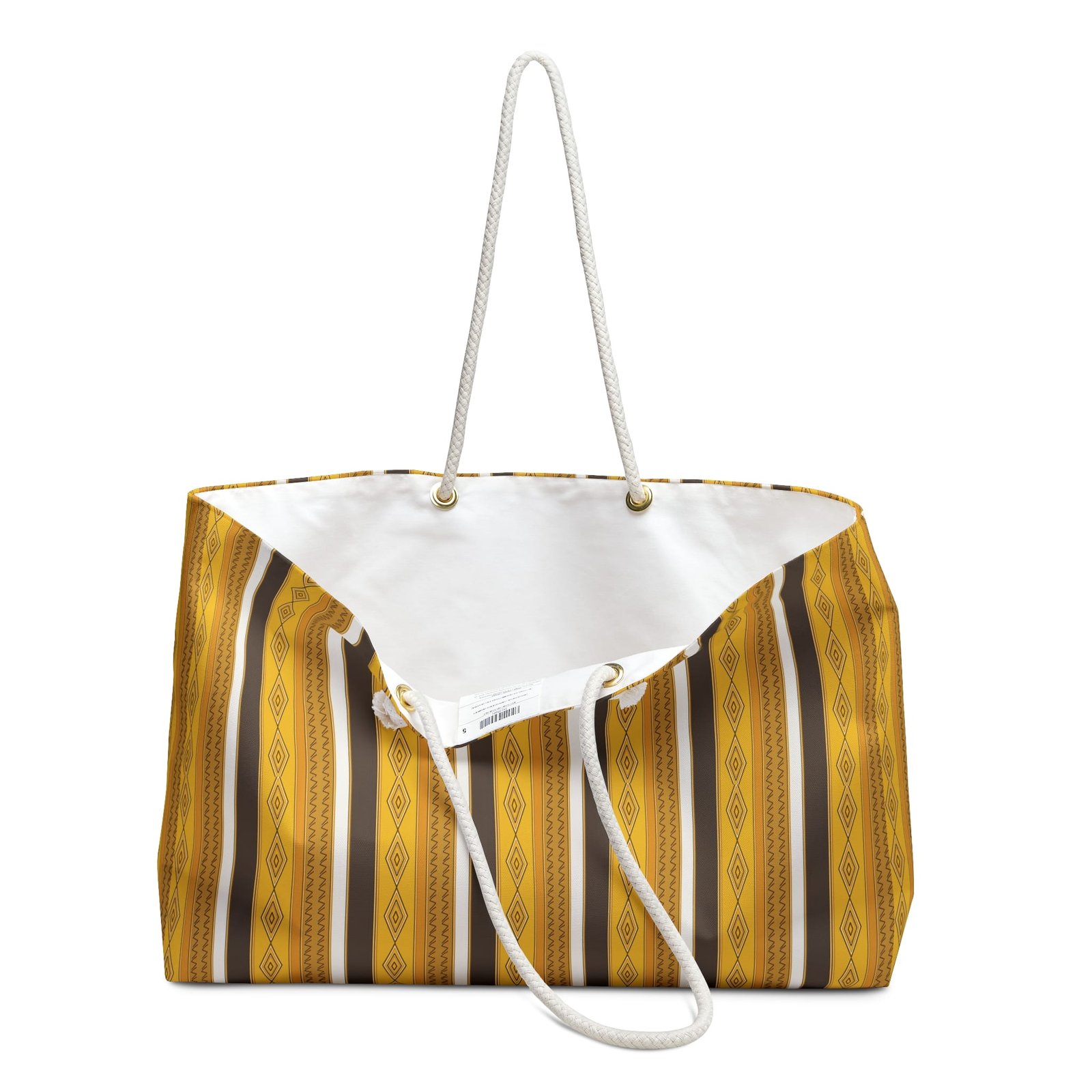 Modern Living Guide Origins: Dawn Saffron Weekender Bag - Image 3