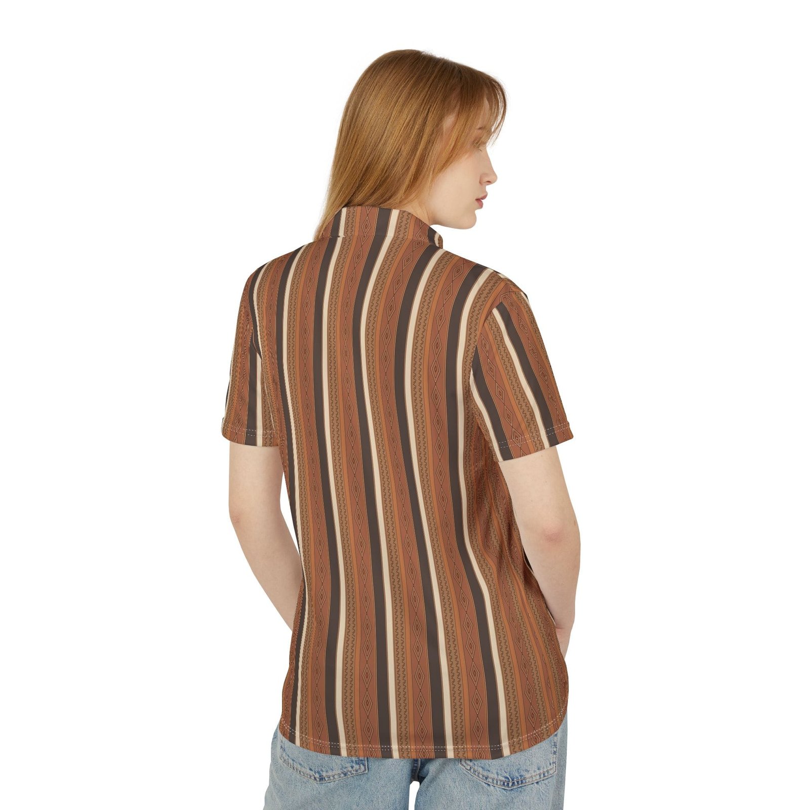 Modern Living Guide Origins: Dawn Canela Polo Shirt - Image 3