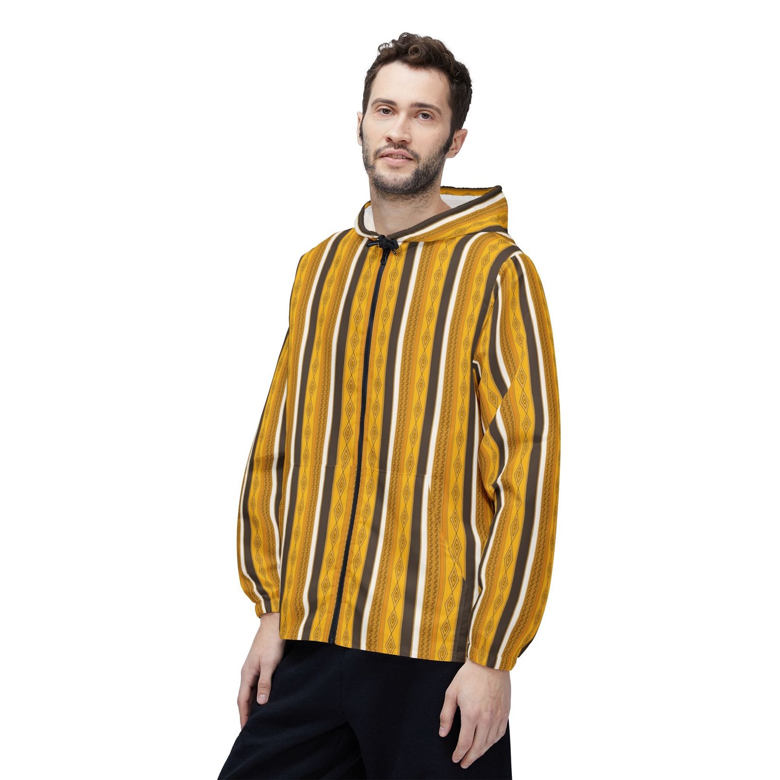 Modern Living Guide Origins: Dawn Saffron Windbreaker Jacket - Image 7