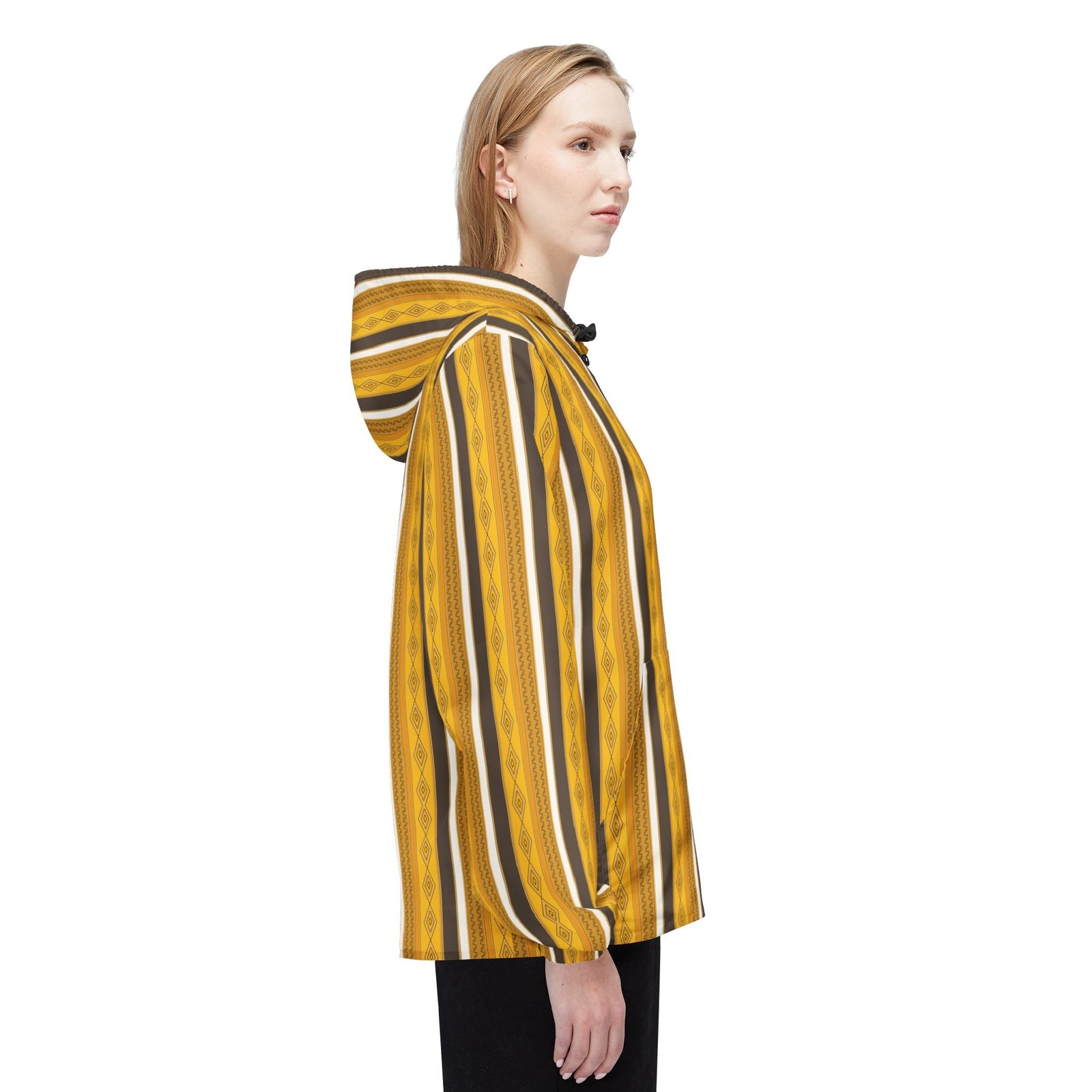 Modern Living Guide Origins: Dawn Saffron Windbreaker Jacket - Image 6