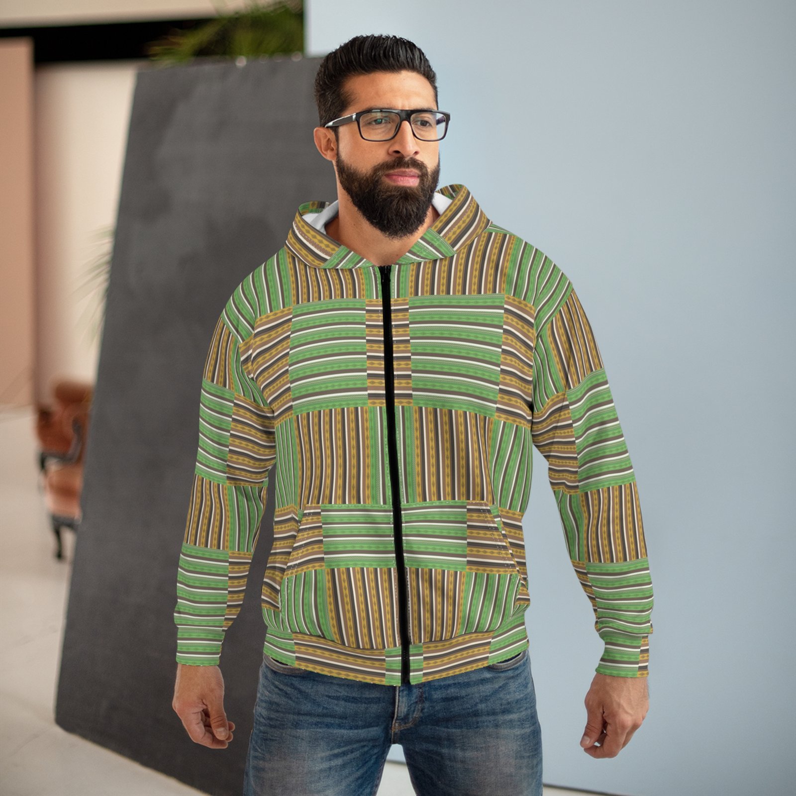 Modern Living Guide Origins: Dawn Kathak Zip Hoodie - Image 3