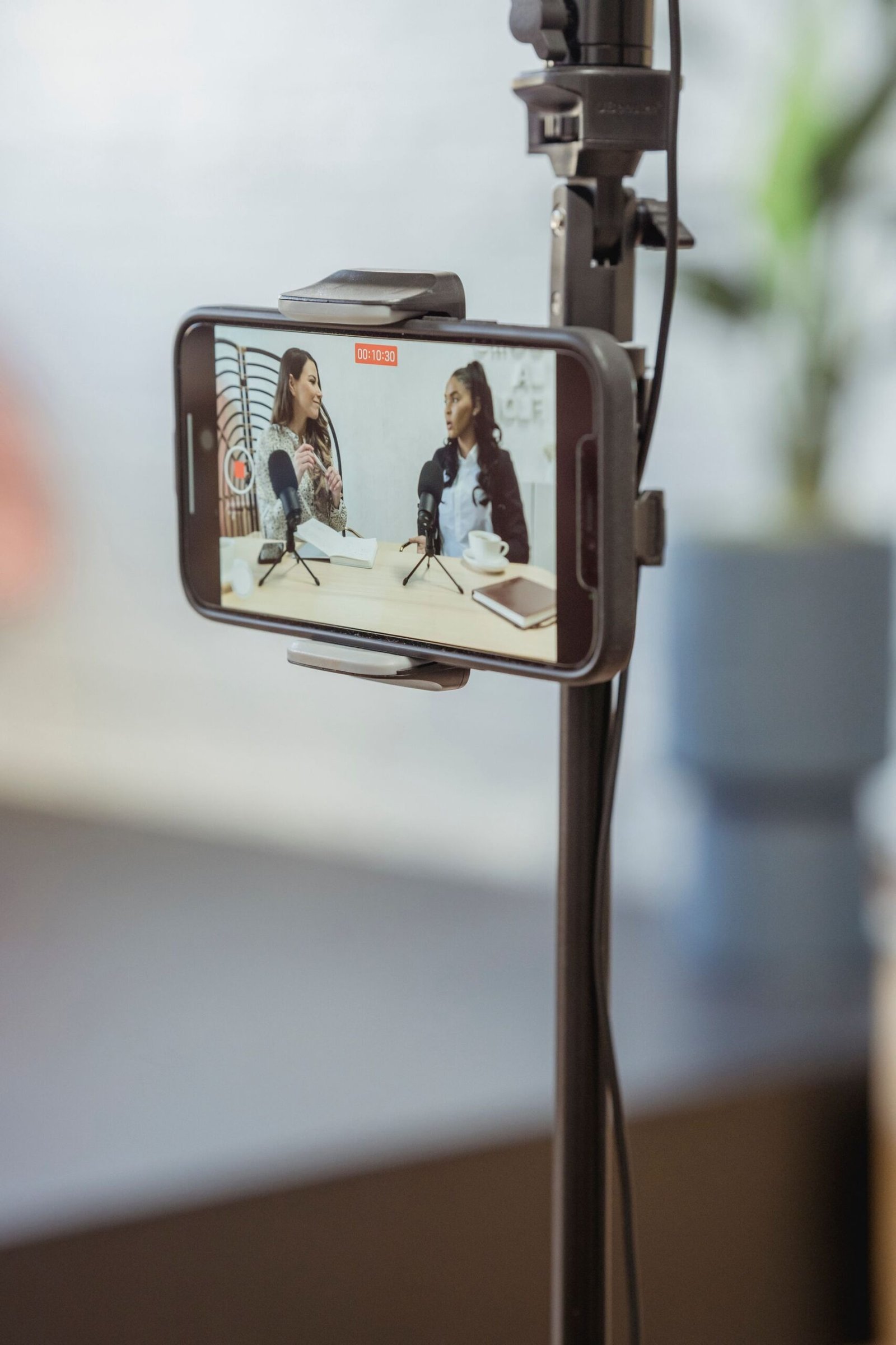 alt="Filming 2 People Interview"