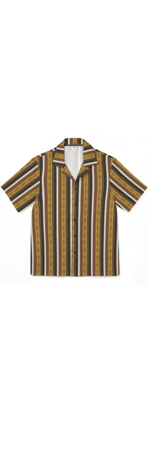 alt="Modern Living Guide Origins Dawn Mens Hawaiian Camp Shirt Large"